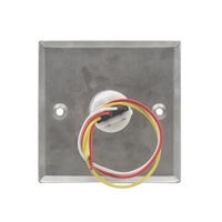 Système de contrôle d'accès intelligent 12V 3A avec bouton de sortie en acier inoxydable en forme de champignon