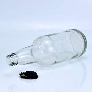 Venta al por mayor tapas de <span class=keywords><strong>corona</strong></span> transparentes 16 oz vidrio fruta jugo soda bebida dióxido de carbono CO2 <span class=keywords><strong>12</strong></span> oz 16 oz 16 oz botella de vidrio para beber - Product Image 6