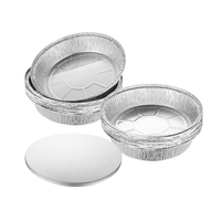 Plateau à Pizza jetable en aluminium, pièces de 7 pouces, assiettes à emporter, plateau à Pizza