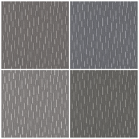 Dalles de moquette grises 50x50cm en nylon à boucles, modulaires carrées pour projets commerciaux et bureaux, OEM