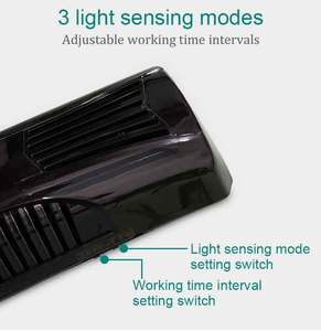 Nhà Máy Bán Hàng Trực Tiếp Pin Màu Đen Fan Tinh Dầu Khuếch Tán Refillable 80Ml Phòng Tắm Không Khí Trong Tươi Dispenser Với Bấc - Product Image 3