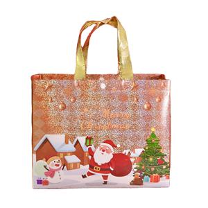 Bolsa de Regalo Ecológica de Tela No Tejida, Reciclable y Reutilizable, con Logotipo, para Compras y Manualidades Navideñas, Precio al por Mayor - Product Image 1