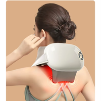 Masseur Shiatsu Nowcozy pour le dos et le cou avec chaleur, coussin de massage pour les épaules sans fil rechargeable