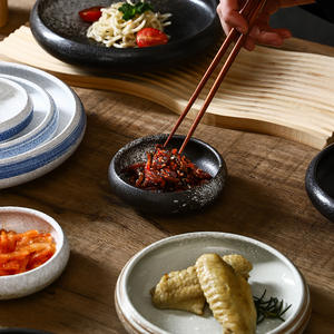 熱販売中 日本製 陶器 醤油皿 丸皿 寿司皿 ディップ皿 磁器製 サラダ フルーツ皿 家庭用 - Product Image 6