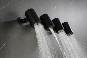 Caméra de <span class=keywords><strong>Douche</strong></span> Dissimulée Étanche Noire Mate en Cuivre Encastrée - Product Image 3