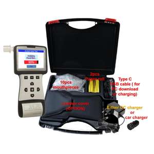 Professioneller Alkoholtester FiT240 IPS Atemalkoholmessgerät mit Kamera, Kapazitivem Touchpanel, Alkoholtester mit Drucker - Product Image 6