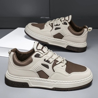 Chaussures de sport élégantes pour hommes, à blocs de couleur, légères, pour la marche quotidienne