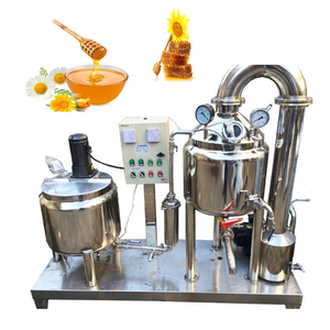 Extractor de miel automático y máquina de procesamiento pequeña de acero inoxidable con filtro con motor de 400-500kg/8h de capacidad 380V - Product Image 1