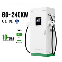 Estación de Carga Rápida para Vehículos Eléctricos CCS2 GBT NACS de 60kw 120kw CC, Personalizable e Inteligente, con Pantalla Táctil de 7 Pulgadas y Control de Acceso por Tarjeta RFID, con Certificación CE