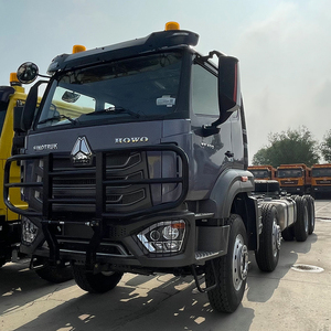 Dijual truk kepala traktor Sinotruk Hohan baru 8x4 Chassis truk kepala traktor - Product Image 3