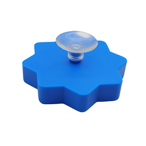 Minuteur en forme d'étoile à ventouse moderne fait main et personnalisé, 5 minutes, pour le brossage des dents, en ABS, écologique, durable et rotatif - Product Image 3
