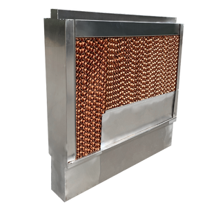 304 Edelstahl rahmen 15cm Breite 80*80cm Geflügelfarm Belüftung Verdunstung wasser kühl kissen Nass vorhang mit Pumpe - Product Image 1