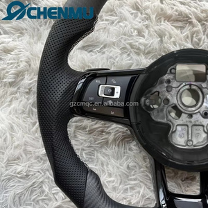 <span class=keywords><strong>Volante</strong></span> de Cuero y Fibra de Carbono Personalizado para VW Volkswagen Passat B8 R Polo GTD GTE Jetta Golf MK5677.5 GTI <span class=keywords><strong>Precio</strong></span> de Fábrica - Product Image 4