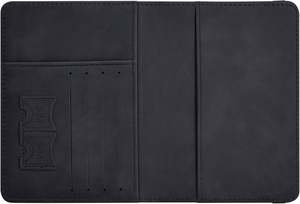 Passport Holder Passport Cover with Credit Card Slot and Boarding Pass Slot Combo Passport <b>Wallet</b> Leather Travel Accessories - Product Image 2