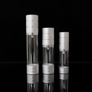 Cosmetic Packaging Empty Airless Plastic <b>Pump</b> <b>Bottle</b> 15ml 30ml 50ml 100 ml Gold Silver Spray <b>Bottle</b> 1 oz - Product Image 5
