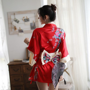 Conjunto de Lencería Sexy Estilo Kimono Japonés 2025 para Mujeres Adultas con Obi y Braguita - Product Image 3