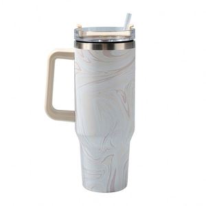 Maxfree Creative New 40oz Car Cup 304 Stainless Steel Insulated Cup, Large Capacity with Handle, Ice Cream Cup - Product Image 5