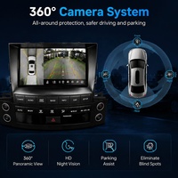 Autoradio Android 13 RoadNavi avec lecteur CD DSP pour Lexus LX570 2007-2015, CarPlay sans fil, 4G, 360