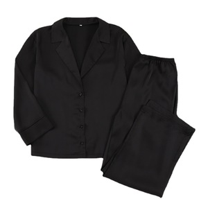 2025 da <span class=keywords><strong>donna</strong></span> abbigliamento per la casa abito a maniche lunghe camicia di seta pantaloni sottili due pezzi <span class=keywords><strong>pigiama</strong></span> <span class=keywords><strong>donna</strong></span> - Product Image 5