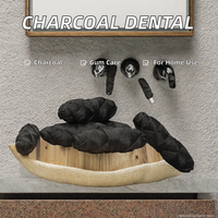 Fil dentaire écologique en charbon de bambou biodégradable zéro déchet, nettoyant pour dents à la cire de candelilla, plusieurs saveurs, OEM
