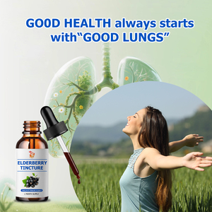 Customized Organic Elderberry Drops Tincture with Zinc <b>Vitamin</b> C Immune Support Elderberry Syrup Herbal Supplement for Adult - Product Image 5