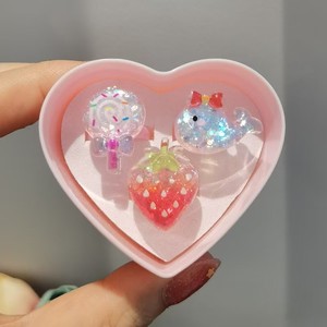 Anelli per bambine, set di anelli gioiello per giochi di ruolo e travestimenti da principessa, anelli regolabili multicolori per bambini, ideali come regali di compleanno - Product Image 6