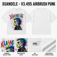 T-shirt Boxy Vintage Streetwear Délavé Personnalisé Unisexe Coupe Courte Carrée en Coton Imprimé Numérique Jet d'Encre Motif Punk