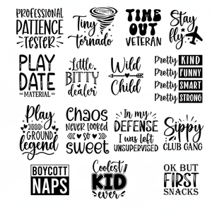 Tampons en plastique personnalisés en relief DTF imprimés UV Décorations imperméables sur vêtements, tasses et autres articles - Product Image 1