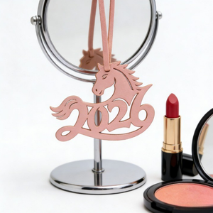 Breloque de sac en cuir PU Anné<span class=keywords><strong>e</strong></span> du Cheval 2026, pendentif créatif Cheval du Zodiaque pour sac à main, thème Nouvel An - Product Image 3