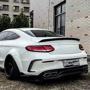 Alerón Trasero de Fibra de Carbono para Maletero de Mercedes-Benz Clase C C205 2014-2022, Alerón Trasero Tipo Cola de Pato, Accesorios para Automóviles - Product Image 4