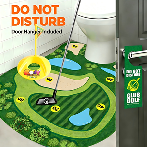 Ensemble <span class=keywords><strong>de</strong></span> jeu <span class=keywords><strong>de</strong></span> <span class=keywords><strong>golf</strong></span> <span class=keywords><strong>de</strong></span> <span class=keywords><strong>toilette</strong></span>, <span class=keywords><strong>tapis</strong></span> <span class=keywords><strong>de</strong></span> putting miniature amusant pour l'intérieur, kit <span class=keywords><strong>de</strong></span> jeu, accessoire <span class=keywords><strong>de</strong></span> <span class=keywords><strong>golf</strong></span> fantaisie, cadeau pour les amateurs <span class=keywords><strong>de</strong></span> <span class=keywords><strong>golf</strong></span>, hommes - Product Image 2