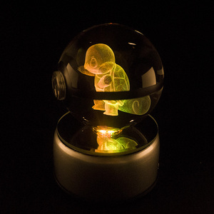 Boule en cristal K9 de 80 mm, nouveau design, populaire, multi-choix, pour cadeau d'enfant - Product Image 1