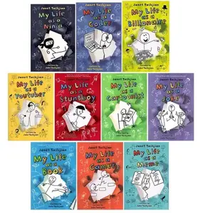 ABC英语故事10卷我作为漫画家故事书儿童小说的生活