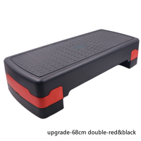 Plataforma de Step Aeróbico Personalizada con Logotipo, Duradera, Ecológica, de ABS/PP, Impermeable, de 45 cm, 68 cm, 81 cm, Tabla de Step para Entrenamiento Físico