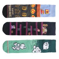HY-2576 Nouveau 2024 Mario Chaussettes Anime Movie Chaussettes Hommes Coton Crew Chaussettes Homme