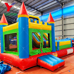 Château Gonflable Combiné avec Toboggan pour <span class=keywords><strong>Location</strong></span> Commerciale Extérieure – Offre Spéciale - Product Image 5