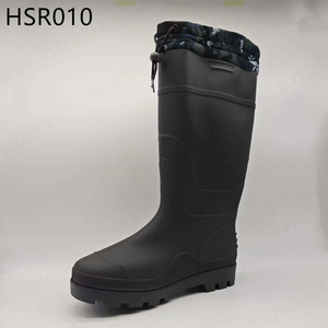 ZYF, <span class=keywords><strong>Bottes</strong></span> <span class=keywords><strong>de</strong></span> <span class=keywords><strong>pluie</strong></span> noires en PVC moulé intégral brillant/mat pour le nettoyage des piscines et des jardins, chaussettes hautes pour le nettoyage des jardins, HSR010 - Product Image 3