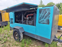 Compresseur d'air diesel portable d'occasion Japan Airman à faible consommation de carburant pour le dynamitage en exploitation minière en ciel ouvert