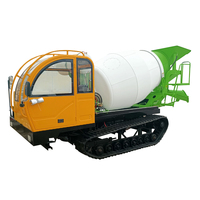3-8 CBM à chargement automatique sur chenilles Dumper Ciment Bétonnière Camion à vendre