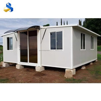 Maison modulaire extensible de haute qualité, résistante au froid et au vent, de type conteneur, 10, 20, 30, 40 pieds