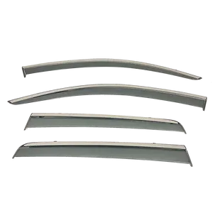 三菱アウトランダー2013-2020ウィンドデフレクター用カーアクセサリー6個ウィンドウバイザーサンガードレインシールド