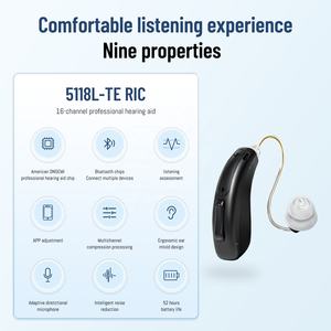 เครื่องช่วยฟังดิจิตอลแบบชาร์จไฟได้16ช่องสัญญาณสำหรับผู้สูงอายุที่หูหนวก - Product Image 2