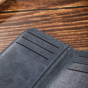 <b>Men's</b> Multifunctional Solid Color <b>Wallet</b> Short Style Coffee Red <b>Black</b> Gray Blue Khaki Pink Light Brown Business Everyday Use - Product Image 2