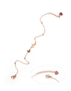 Ragazze calde di Vendita Su Ordinazione Dei Monili Del Piede Battito Cardiaco Sideway Fascini Del Cuore <span class=keywords><strong>In</strong></span> <span class=keywords><strong>Oro</strong></span> <span class=keywords><strong>Rosa</strong></span> Calzino - Product Image 2