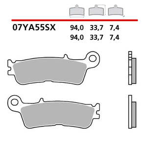 Per Brembo Race pastiglie moto anteriori per Yamaha YZ 125 modelli 22-23 - Product Image 1