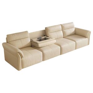 आधुनिक इलेक्ट्रिक अवकाश सोफे, मल्टीफंक्शनल मालिश, कूलिंग और तह सुविधाओं के साथ स्मार्ट 3-सीटर होम थिएटर फर्नीचर - Product Image 1