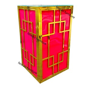 <span class=keywords><strong>Comptoir</strong></span> de table de bar de luxe bon marché avec cadre en acier inoxydable pour événements et fêtes en plein air - Product Image 2