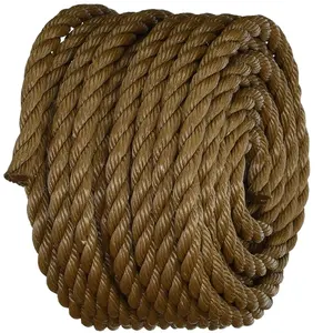 Aangepaste Kleur 1Mm-40Mm 3 Streng Medium Lay Twisted Pp Danline Touw Voor Visnet Marine