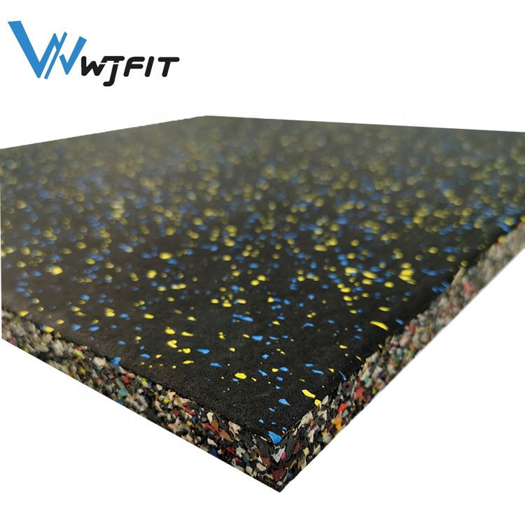 Прямая поставка с завода, резиновый пол, коммерческое оборудование для спортзала, защитный напольный черный резиновый коврик