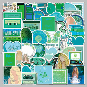 50 Uds. Fábrica al por mayor vinilo decorativo <span class=keywords><strong>Taylor</strong></span> <span class=keywords><strong>álbum</strong></span> del mismo nombre pegatinas para portalápices y guitarras - Product Image 5